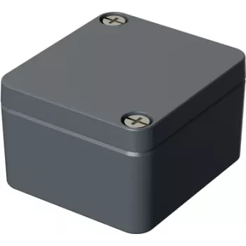 BOPLA universele behuizing aluminium zilvergrijs (RAL 7001) 50 x 45 x 30 A 100 1 st. (01100000.MT1)
