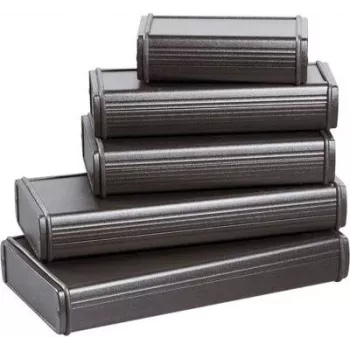 Bopla ABPH 600-150 universele aluminium behuizing 150 x 57 x 32 mm zwart 84066150.H
