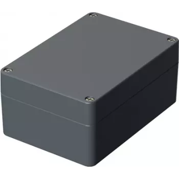 BOPLA A 126 01126000.MT1 universele behuizing, aluminium, 200 x 140 x 91 mm, zilvergrijs (RAL 7001)