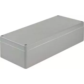 BOPLA universele behuizing polyester zilvergrijs (RAL 7001) 360 x 160 x 91 P 334 04334000.MTC