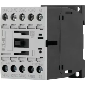 Eaton DILA-31 hulpcontactors, 230 V AC spoel, 3 NO + 1 NC, schroefklemmen, 1,6 kW