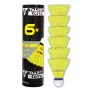 TALBOT TORRO Tech 350 nylon badminton shuttle, gemiddelde snelheid, geel/blauw 479103