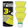 TALBOT torro badminton shuttle Tech 350, langzaam, geel/groen, duurzame nylon shuttle voor vrije tijd en training - 1 stuk (479115)