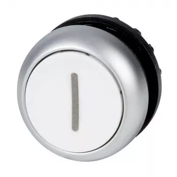 Eaton M22-D-W-X1 drukknopschakelaar, zwart/metallic/wit 216611