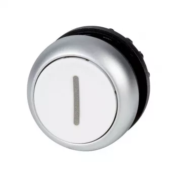Eaton M22-D-W-X1 drukknopschakelaar, zwart/metallic/wit 216611