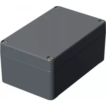 BOPLA universele behuizing aluminium zilvergrijs (RAL 7001) 125 x 80 x 57 A 110 01110000.MT1