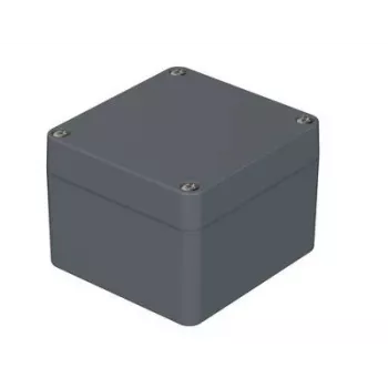 Bopla universele behuizing 75 x 80 x 57 polyamide zilvergrijs (RAL 7001) PK 105, 1 stuks 38105000