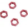 Reely 1:8 zelfborgende wielmoeren rood 4 stuks (1528382)
