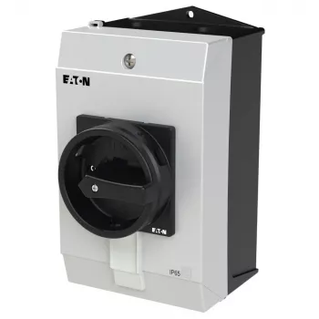 Eaton P1-25/I2H/SVB-SW/HI11 draaischakelaar, 3-polig, zwart/grijs 227862