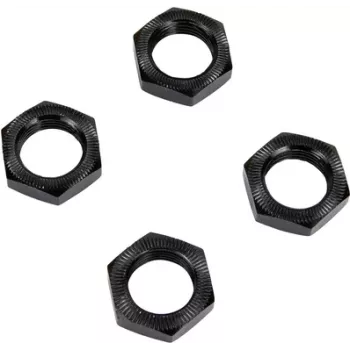 Reely 1:8 zelfborgende wielmoeren zwart 4 stuks (1528381)