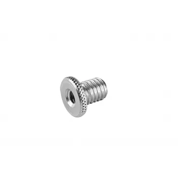König & Meyer 21770-000-29 schroefdraadreductie 3/8 inch buitendraad naar 1/4 inch binnendraad, gekarteld, verzinkt