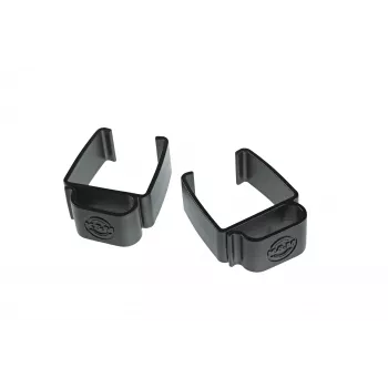 K&M 18809 kabelklemmen voor Omega & Omega Pro keyboardstandaard, zwart (2-pack) 18809-000-55