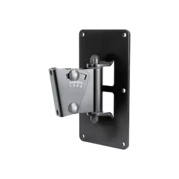König & Meyer 24481 wandgitaarhouder voor akoestische, elektrische en basgitaren, zwart, staal, 25 kg draagvermogen 24481-000-55