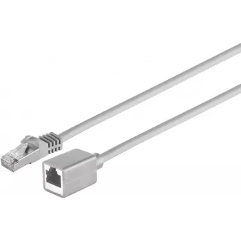 S CONN MAXIMUM CONNECTIVITY Cat.7 S/FTP PIMF netwerkverlengkabel, RJ45 stekker naar bus, halogeenvrij, grijs, 10 m 08-62070