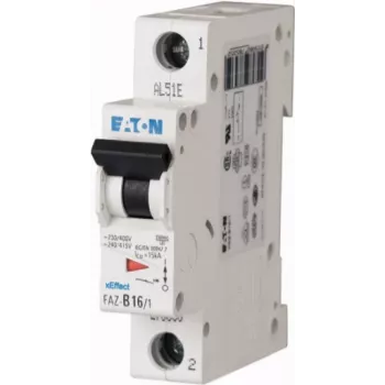 Eaton FAZ-C1/1 installatieautomaat type C, 1 A, 1-polig, 10 kA, DIN-rail 278546