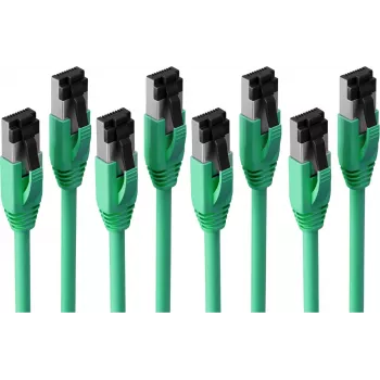 S CONN Maximum Connectivity Basic-S Cat. 8.1 F/FTP PIMF LSZH patchkabel, groen, 5m, 4-pack SC08-41053-4