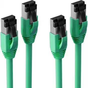 S CONN Maximum Connectivity Cat. 8.1 F/FTP PIMF LSZH patchkabel, 7,5 m, groen, 2-pack SC08-41063-2