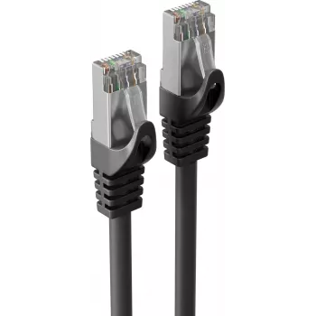 S CONN MAXIMUM CONNECTIVITY INDUSTRIE (PUR) Cat.7 S/FTP patchkabel, RJ45, zwart, 7,5m 08-39065