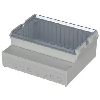 Bopla RCP 2500 regelaarbehuizing, 257 x 217 x 132,5 mm, ABS/polycarbonaat, lichtgrijs 41250109