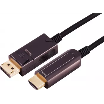 S/CONN maximum connectivity 30-20485 optische DisplayPort-naar-HDMI-A-adapterkabel, 4K60, 30 m