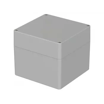 Bopla 02228000 EUROMAS M 228 universele behuizing, polycarbonaat, 122 x 120 x 105 mm, lichtgrijs