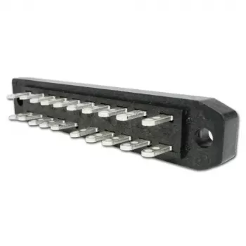 TELEGÄRTNER DIN 41622 20-polige asymmetrische mesconnector, soldeeraansluiting, stekker, A 20 J00045A0916