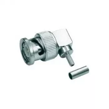 Telegärtner J01000A0010 BNC-haakse kabelstekker, krimp/soldeer, G07, 50 Ω, voor RG 316/U
