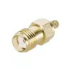 Telegärtner J01151A0611 SMA-kabelbus, krimp G05, voor RG-223/U, RG-142 B/U, goud