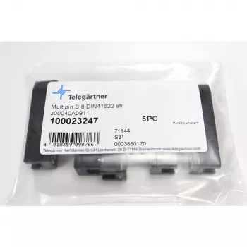 Telegärtner DIN 41622 type B 8 asymmetrische 8-polige PCB-bus, soldeeraansluiting J00040A0911