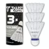 TALBOT TORRO Tech 350 Medium nylon badminton shuttle, wit/blauw, 1 stuk 479112