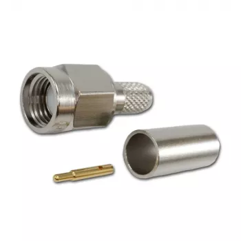 Telegärtner J01150A0049 SMA-connector, stekker, recht, 50 ohm