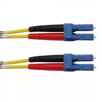 TELEGÄRTNER LC naar LC Single-Mode OS2 duplex-patchkabel, 5 m, geel
