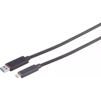 S CONN MAXIMUM CONNECTIVITY 30-39505 actieve optische USB-A naar USB-C-kabel, 50 m, 10Gbps, zwart