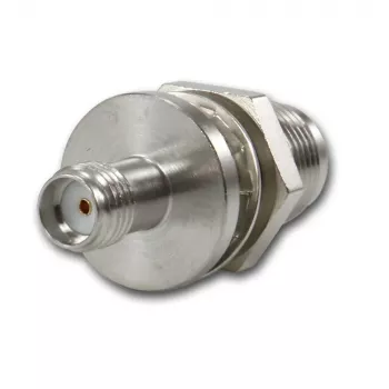 Telegärtner TNC-bus naar SMA-bus coax-adapter, 50 Ohm, DC-6 GHz, nikkel/goud J01019A0028