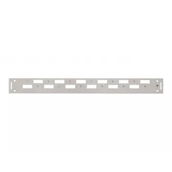 TELEGÄRTNER H02025A0356 1U 19-inch rack frontafdekking, grijs RAL 7035