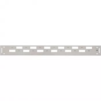 TELEGÄRTNER H02025A0356 1U 19-inch rack frontafdekking, grijs RAL 7035
