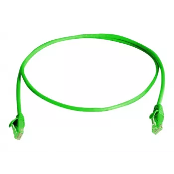 Telegärtner 100008515 CAT 6 RJ45 patchkabel, 3 m, groen, vlamvertragend, met knikbescherming