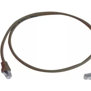 Telegärtner 100008016 CAT 6a S/FTP RJ45-patchkabel, 0,5 m, blauw, vlamvertragend, met knikbeschermer