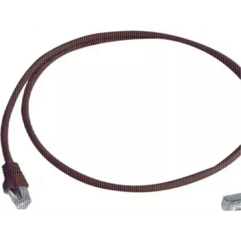 Telegärtner 100008014 RJ45 patchkabel, CAT 6a S/FTP, 0,5 m, vlamvertragend, met knikbescherming, rood