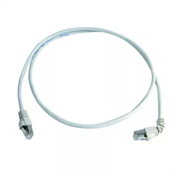 Telegärtner Cat.7 ruwkabel MP8 FS 600 LSZH 2,0 m, 1x90-graden netwerkkabel wit 2 m L00001A0164