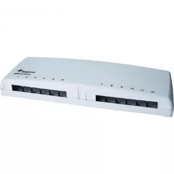 Telegärtner Mini Distributor MPD12 AMJ/UMJ TH35/AP - opbouw-verdeelbox - alpinweiß - 12 poorten (H202000A0106)