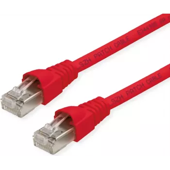 Telegärtner 100008681 Cat6a S/FTP-netwerkkabel, rood, 3,5 m