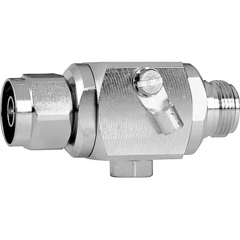 Telegärtner J01028A0034 N-type overspanningsafleider, stekker-bus, met gasontladingsbuis, 90 V, 1,5 GHz