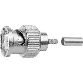 Telegärtner BNC-krimstekker 50 Ohm voor RG-142B/U, professional, 5-pack J01000A0008