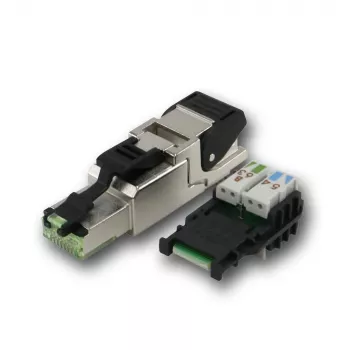 TELEGÄRTNER DataVoice Office Cat.6A afgeschermde RJ45 veldconfectoneerbare stekker, 5-9 mm J00026A2003