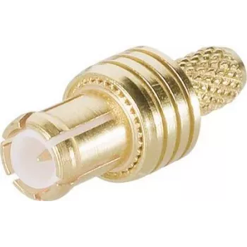 TELEGÄRTNER MCX rechte stekker 50 Ohm krimpen/solderen voor RG174/RG188/RG316