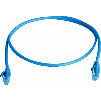 Telegärtner 100008054 Cat6 U/UTP RJ45-patchkabel, 1 m, blauw, LSZH