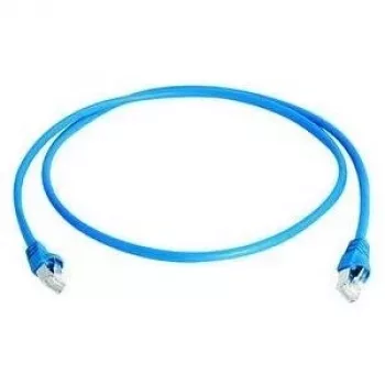 TELEGÄRTNER Cat.6A S/FTP LSZH-patchkabel, 2 m, blauw, RJ45, EIA/TIA 568B L00001A0289