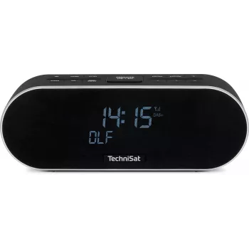 TechniSat DigitRadio 53 BT DAB+/FM-wekkerradio met Bluetooth en USB-lading, 3,5 VA-LCD, zwart
