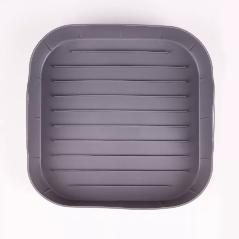 LURCH 2-delige siliconen bakvormenset voor heteluchtfriteuse 17 x 17 cm 00070205